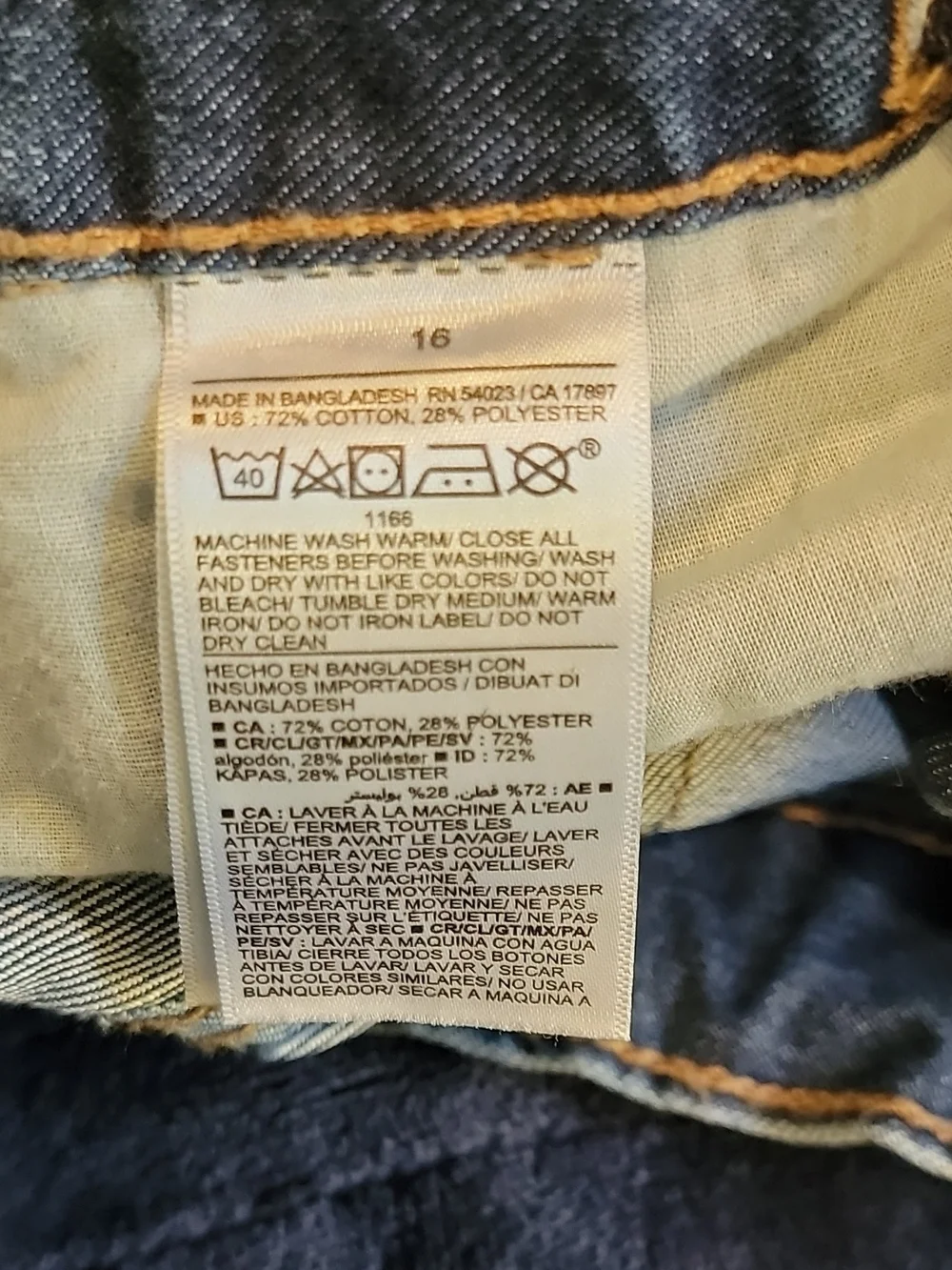 Old Navy Dark Blue Straight Jeans